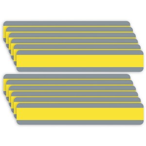 Ashley Productions® Double Wide Sentence Strip Reading Guide, 1-1/4" x 7-1/4", Yellow, Pack of 12 - 1 of 1