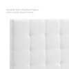Modway Paisley Tufted Full / Queen Upholstered Linen Fabric Headboard -  Three Mounting Position Heights  - Fabric+20kg/m3 density foam, Frame is MDF - 4 of 4