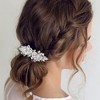 Unique Bargains Women's Rhinestone Faux Pearl Hair Barrettes 1 Pc - 2 of 4