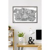 Trends International Netflix Stranger Things: Season 5 (2025) - Hawkins Map Framed Wall Poster Prints - 2 of 4