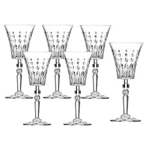 Lorren Home Trends Marilyn Set of 6 White Wine - 1 of 1