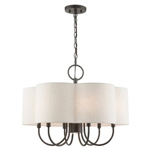 Livex Lighting Solstice 7 - Light Chandelier in  English Bronze - 1 of 1