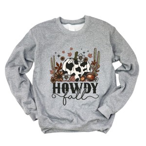 Simply Sage Market Howdy Fall Pumpkin Sweatshirt - 1 of 4