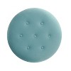 NicBex Modern 24" Round Ottoman Upholstered Footstools with Button Tufted Top for Bedroom and Living Room - 4 of 4
