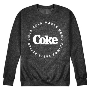 Men's - Coca-Cola - Makes Things Taste Better Graphic Fleece Sweatshirt - 1 of 4
