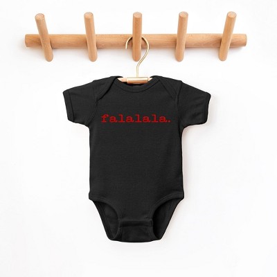The Juniper Shop Fa La La Puff Print Baby Bodysuit