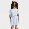 Toddler Girls' Short Sleeve Sparkle Ribbed Tulle Dress - Cat & Jack™ - 2 of 3