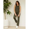 Women's Roll Over Waistband Flare Legging | Motherhood Maternity - 4 of 4