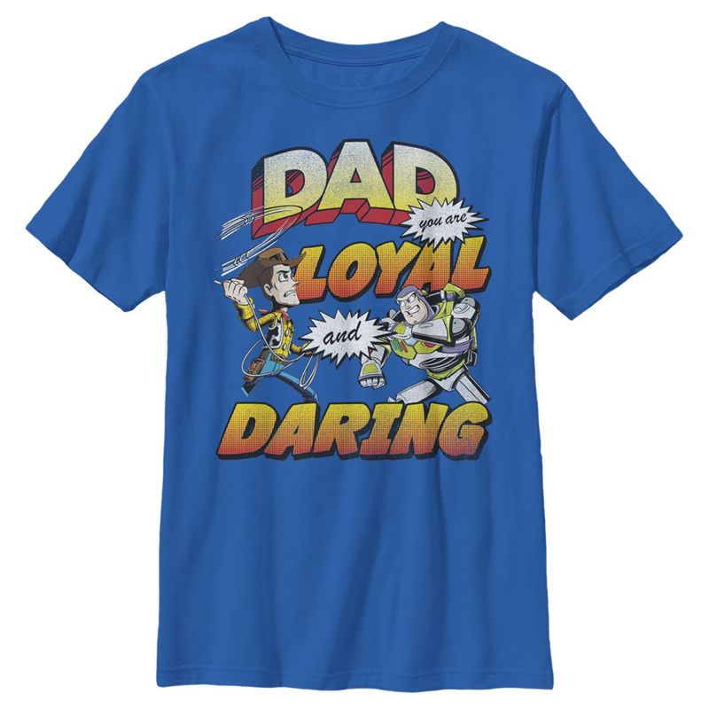 Boy's Toy Story Father's Day Buzz & Woody T-Shirt, 1 of 6