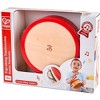 Hape: Tap-Along Tambourine - Wooden Hand Drum & Shaker Toy, Tap & Shake, 1+ - 2 of 4
