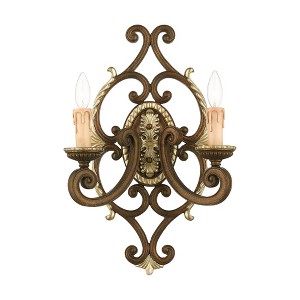 Livex Lighting Seville 2 - Light Wall Light in  Palacial Bronze/Gilded - 1 of 1