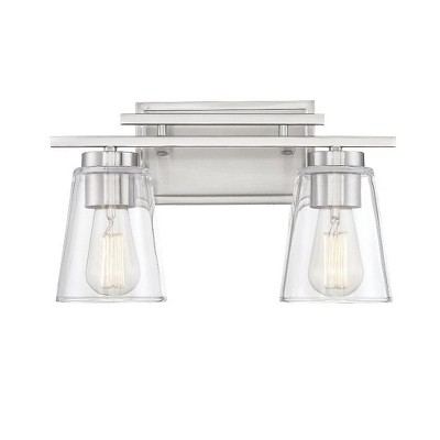 Savoy House Calhoun 2 - Light Vanity in  Satin Nickel