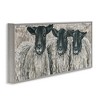 Stupell Industries Three Sheep Trio Portrait, 30" x 13" - 3 of 4