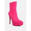 Patotie Lycra High Heel Ankle Boots - 2 of 4