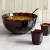 19.22oz Punch Bowl with ladle Burgundy - Threshold™ - 2 of 4