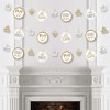 Big Dot of Happiness It's Twins - Gold Twins Baby Shower DIY Decorations - Clothespin Garland Banner - 44 Pieces - 3 of 4