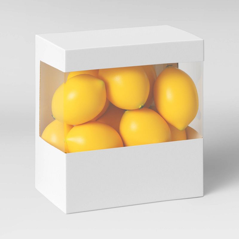 10pc Decorative Lemon Filler Yellow - Threshold&#8482;, 3 of 10