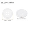 Unique Bargains Sewing Resin Round Flat 4-Hole Replacement Craft Buttons 20 Pcs - 2 of 4