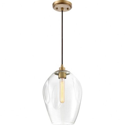 Quoizel Lighting Nostalgia 1 - Light Pendant in  Weathered Brass