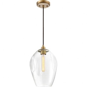 Quoizel Lighting Nostalgia 1 - Light Pendant in  Weathered Brass - 1 of 4