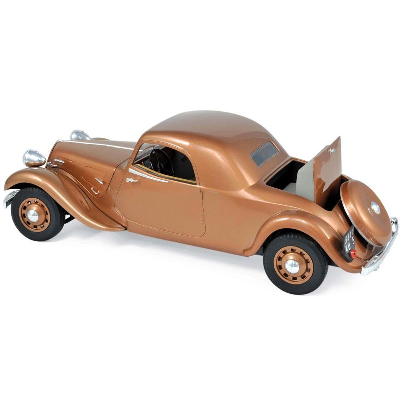 1939 Citroen Traction Avant 11B Coupe Brown Metallic 1/18 Diecast Model Car by Norev, 2 of 4