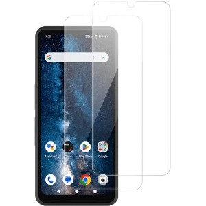 Nakedcellphone Screen Protector for Sonim XP Pro 5G Phone - Twin Pack Tempered Glass - Clear - 1 of 4