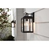 Progress Lighting Grandbury 1-Light Outdoor Hanging Lantern in Black, Clear Glass, DURASHIELD, Wet Rated, Farmhouse Style - 3 of 4
