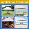 Racxily 10x15 FT Pop Up Canopy Tent w/ 4 Removable Sidewalls, UV Waterproof Heavy Duty Commercial Party Tent, 3 Height Adjustable Outdoor Shelter - 4 of 4