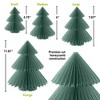 Briarwood Lane Multipack S-M-L-Xl Teal Tree Magnetic Honeycomb Paper Decor (4-pack) 8x8 Bundle Party Centerpiece Decoration - 2 of 4
