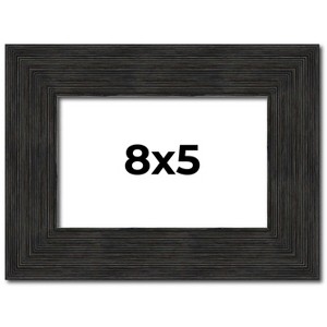 PosterPalooza | Photo Size Contemporary Black Frame - UV Acrylic, Foam Board Backing, Hanging Hardware - 1 of 4