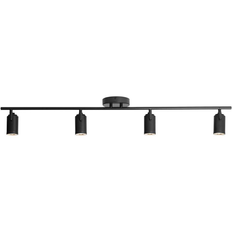 Pro Track Vester 4-Head LED Ceiling or Wall Track Light Fixture Kit Spot Light Dimmable Directional Adjustable Black Modern Kitchen Bathroom 40" Wide, 5 of 8