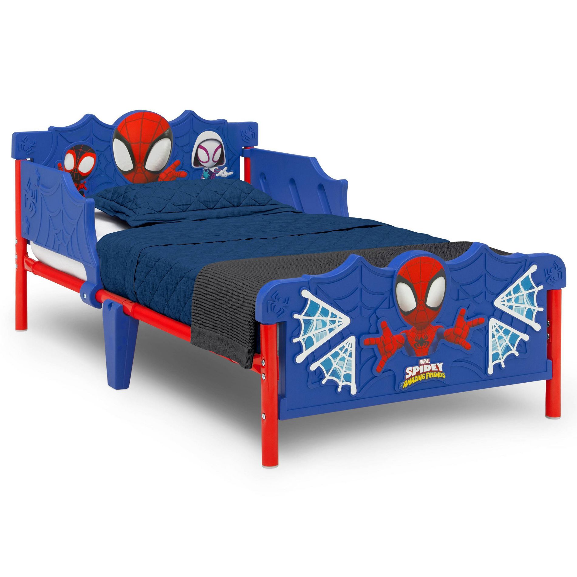 Delta Children 3D Toddler Bed - Spidey and His Amazing Friends