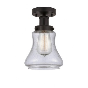 Bellmont - 1 Light Semi-Flush Mount In Industrial Style-8.25 Inches Tall and 6.5 Inches Wide - 1 of 1