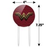 Justice League Movie Wonder Woman Logo Acrylic Cake Topper - 2 of 4