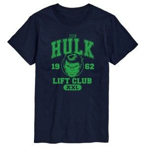 Men's - Marvel - Hulk Lift Club Short Sleeve Graphic T-Shirt - 1 of 4