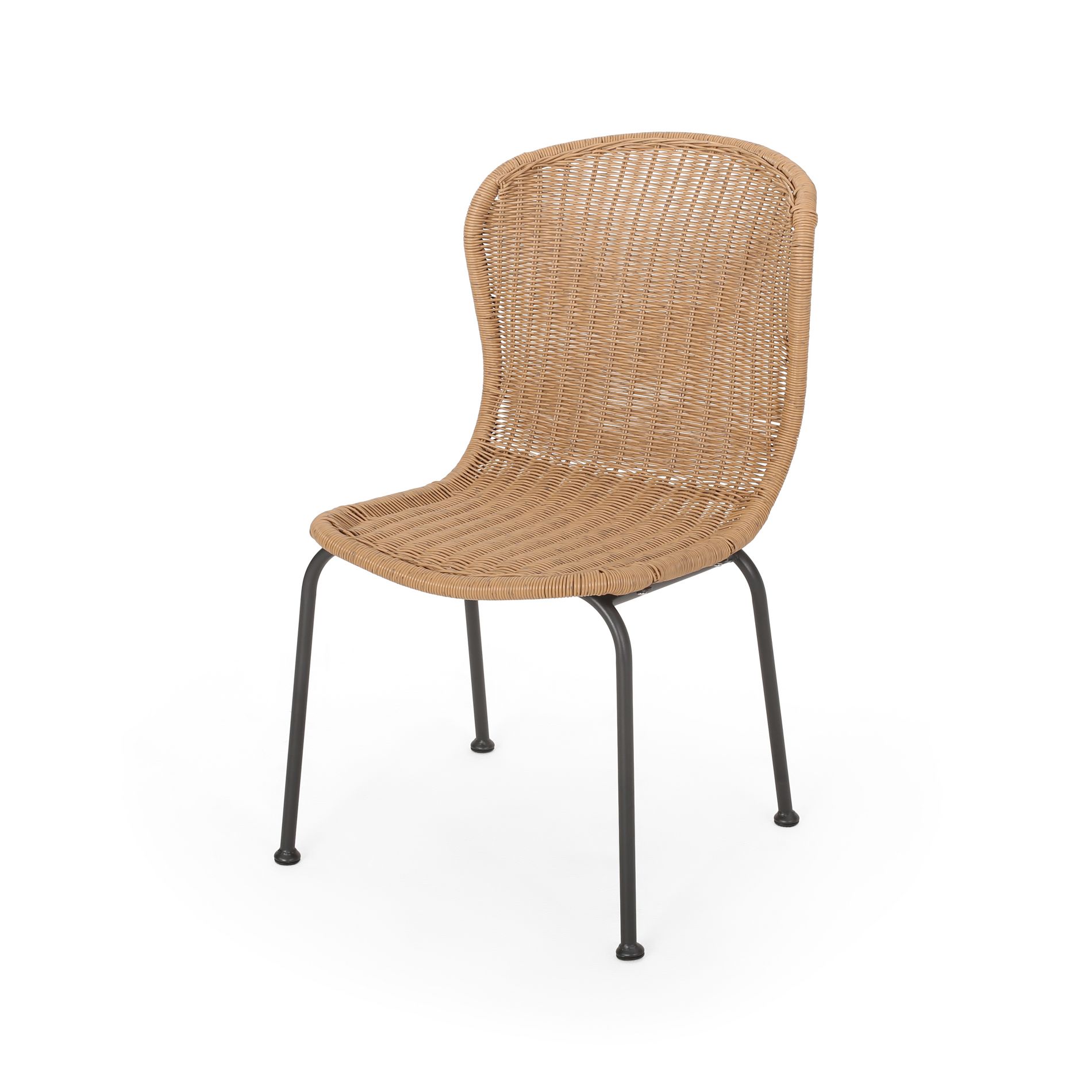 Dexmalle Set of 2 Patio Rattan Weave Chair