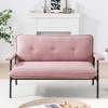 NicBex Modern Loveseat Sofa Small Couch with Sturdy Metal Frame,Corduroy Lounge Sofa Chair for Living Room,Apartment - 3 of 4