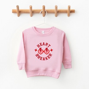 The Juniper Shop Heart Breaker Sunglasses Toddler Graphic Sweatshirt - 1 of 3