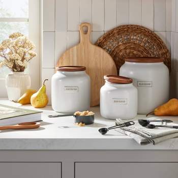 Stoneware Canister Collection - Hearth & Hand with Magnolia