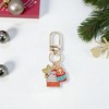 Unique Bargains Christmas Keychain Lobster Clasp Zinc Alloy Multicolored 2.17" 1 Pc - 4 of 4