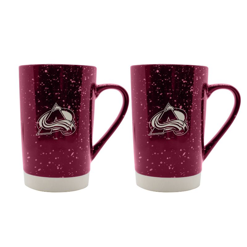 NHL Colorado Avalanche 14oz Speckled Mug - 2pk, 1 of 2