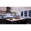 Urban Ambiance Luxury Modern Farmhouse Pendant 13''H x 13''W,  Midnight Black Finish,  Armidale Collection, UHP3977 - 2 of 4