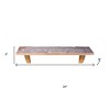 HomeRoots 24" Gray And Natural Wood Wall Mounted Accent Shelf - 3 of 4
