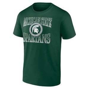 NCAA Michigan State Spartans Men's Bi-Blend T-Shirt - 1 of 3