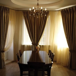 Versailles Bay Steel Heavy Duty Curtain Rod Set for Windows 43" - 78" Brushed Nickel - 1 of 1