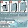ORRD 5-Piece Hardside Luggage Set w/USB Port, Spinner Wheels & TSA Lock - Expandable Carry-On + Duffel + Toiletry Bag - 4 of 4