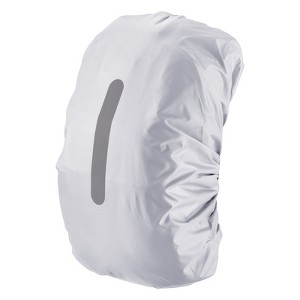 Unique Bargains Waterproof Backpack Rain Cover with a Vertical Reflective Strap for Hiking/Biking 1 Pc - 1 of 4