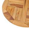 vidaXL Rotating Table Disk Solid Teak Wood - 4 of 4