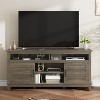 TV Stand for 63" Wide, Entertainment Center with Adjustable Shelves, Farmhouse TV Stand with Cabinet Doors,for Living Room, Bedroom - 3 of 4
