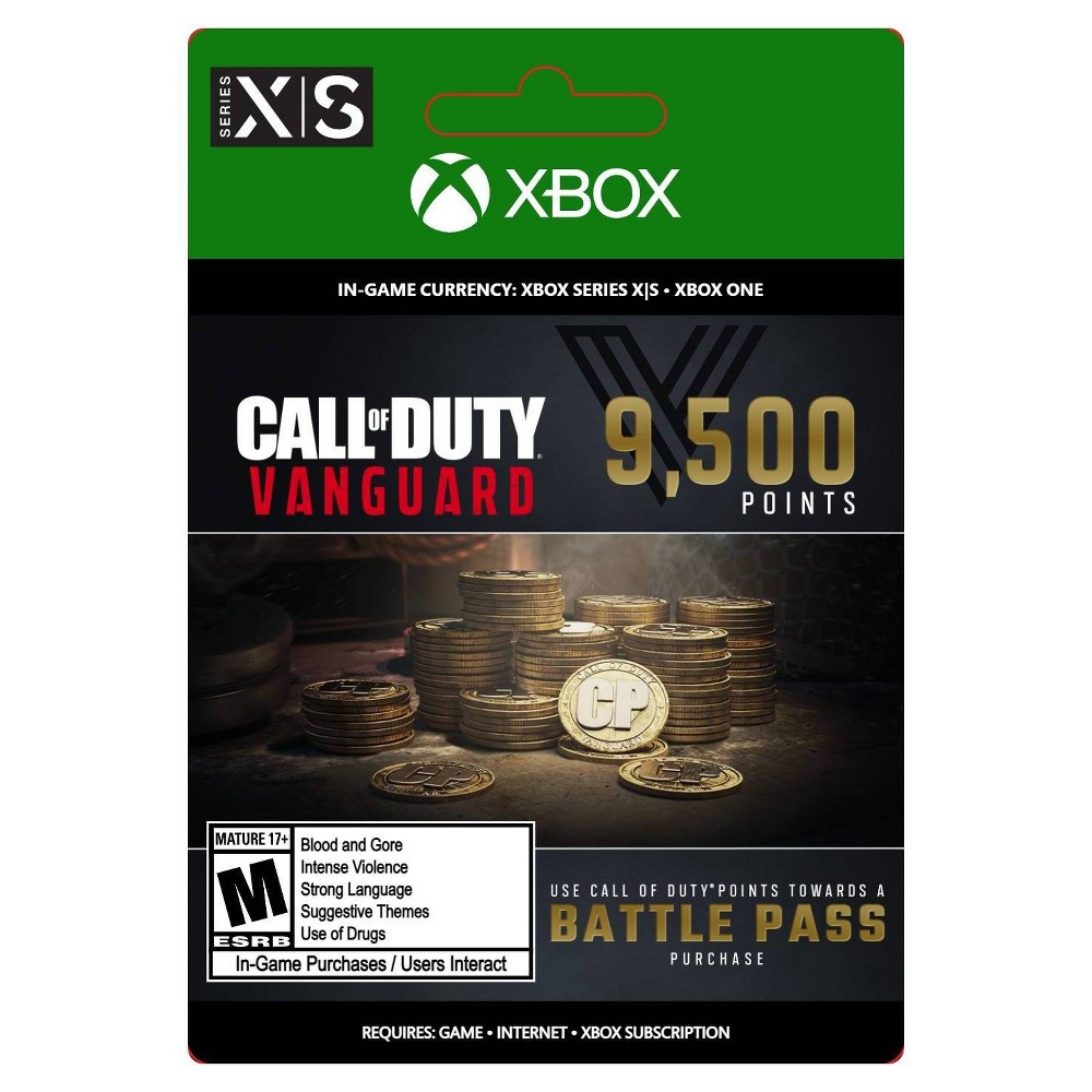 Photos - Game Call of Duty: Vanguard 9,500 Points - Xbox Series X|S/Xbox One (Digital)
